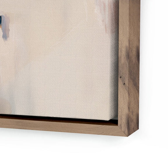 Unfolding No 3 by Patricia Vargas - Rustic Walnut Floater