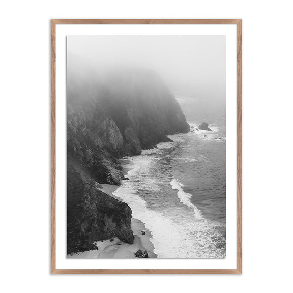 Escape/Big Sur, Ca by Wesley and Emma Teague - Rustic Walnut