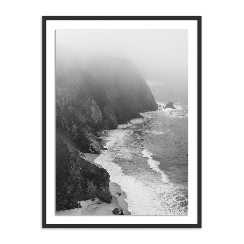 Escape/Big Sur, Ca by Wesley and Emma Teague - Black Maple
