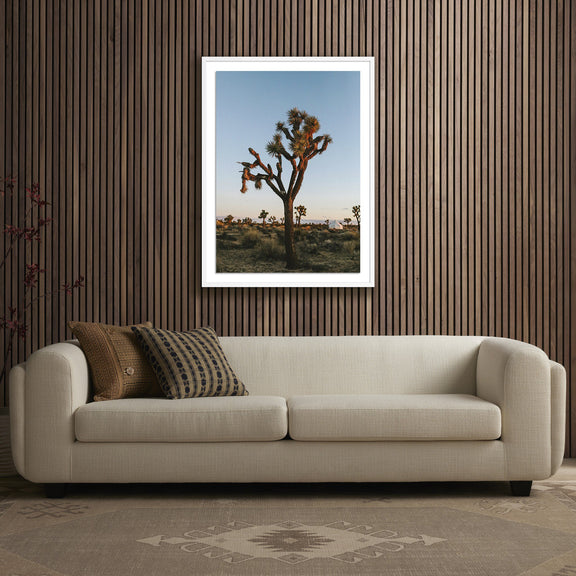Camp Sunrise/Joshua Tree by Wesley and Emma Teague — White 2.5 Maple