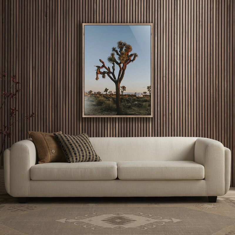 Camp Sunrise/Joshua Tree by Wesley and Emma Teague — Rustic Walnut Floater
