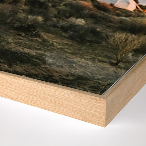Camp Sunrise/Joshua Tree by Wesley and Emma Teague — Vertical Grain White Oak Floater