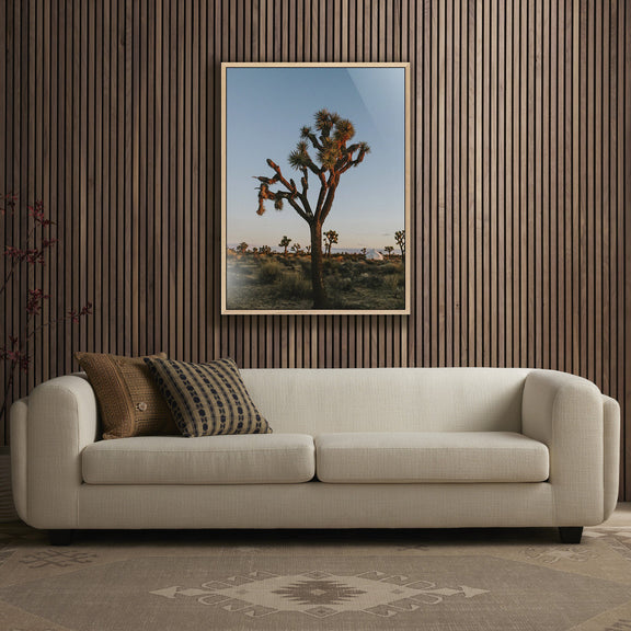 Camp Sunrise/Joshua Tree by Wesley and Emma Teague — Vertical Grain White Oak Floater