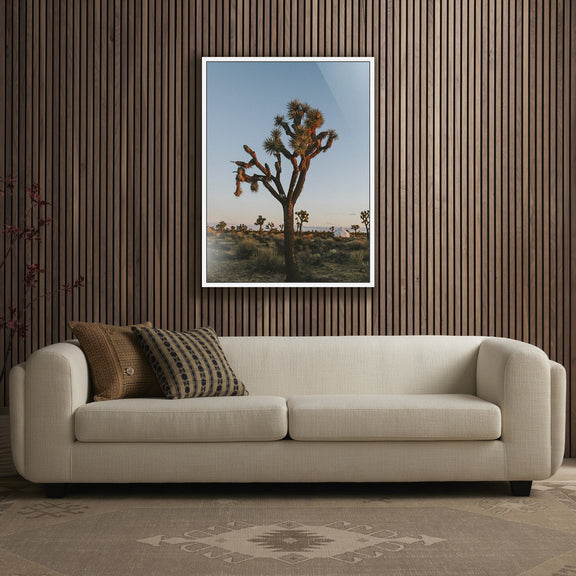 Camp Sunrise/Joshua Tree by Wesley and Emma Teague — White Maple Floater