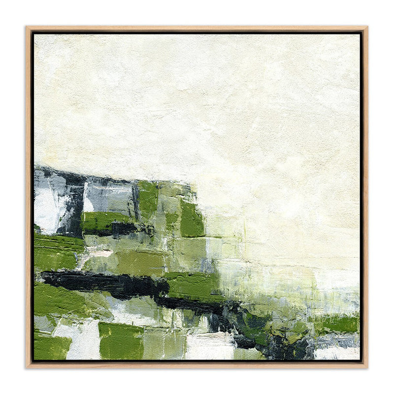 Envision Green by Melanie Biehle - White Oak Floater