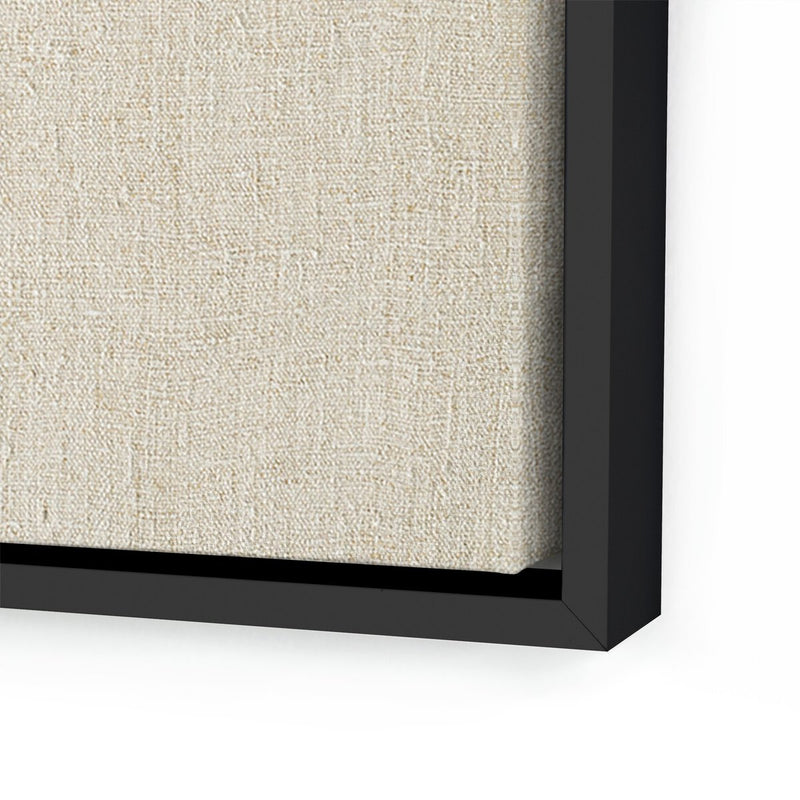 Beige No. 1 by Karen Covey - Black Maple Floater