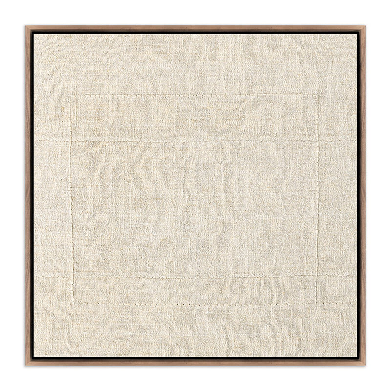 Boxed In by Karen Covey - Rustic Walnut Floater