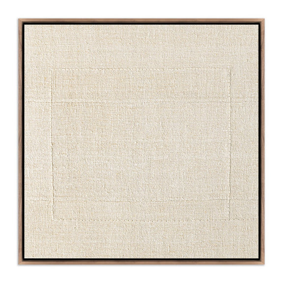 Boxed In by Karen Covey - Rustic Walnut Floater