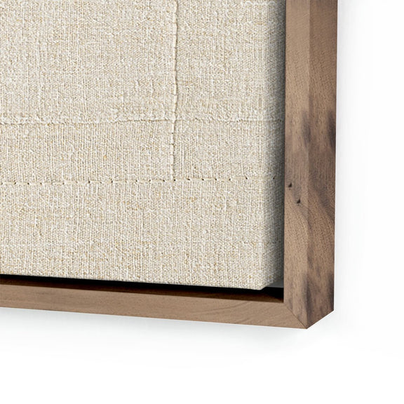 Boxed In by Karen Covey - Rustic Walnut Floater