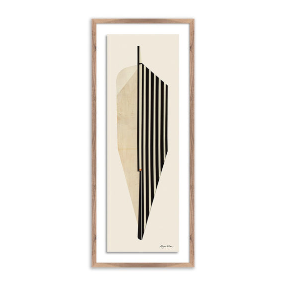 Leaf by Alyson Khan - Rustic Walnut