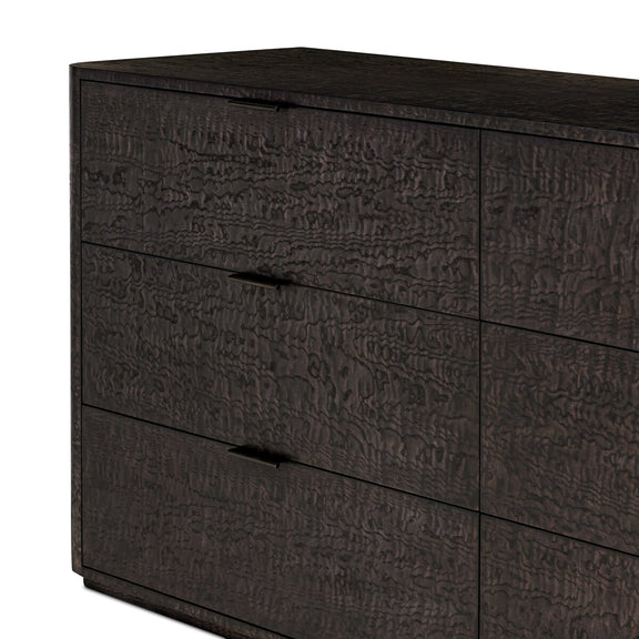 Stenson 6 Drawer Dresser - Dark Tamo Ash Veneer