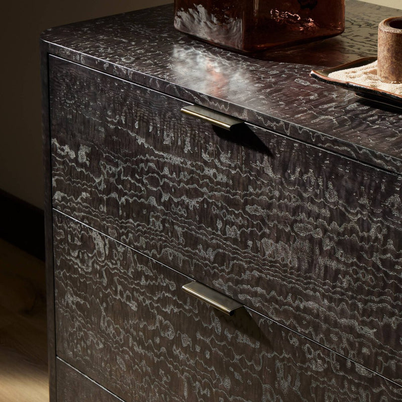 Stenson 6 Drawer Dresser - Dark Tamo Ash Veneer