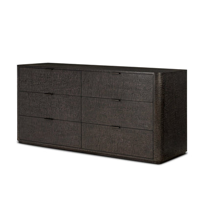 Stenson 6 Drawer Dresser - Dark Tamo Ash Veneer