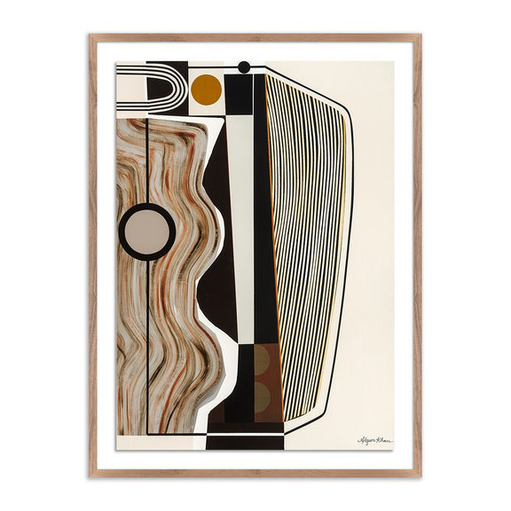 Mining Operation by Alyson Khan - Rustic Walnut