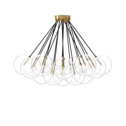 Cloud Chandelier - Burnished Brass