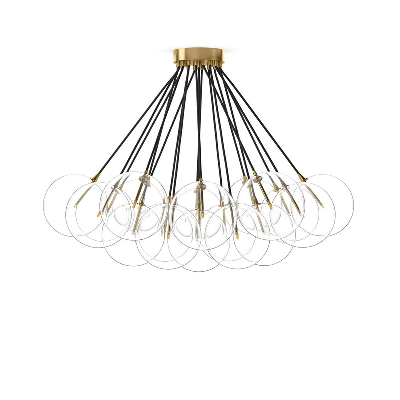 Cloud Chandelier - Burnished Brass
