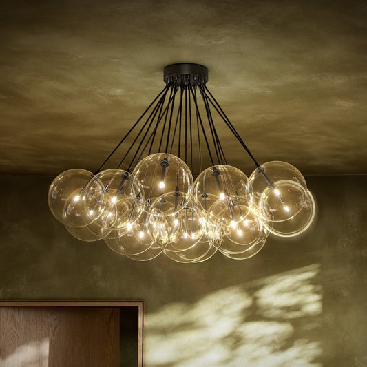 Cloud Chandelier - Black Gunmetal