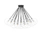 Cloud Chandelier - Black Gunmetal