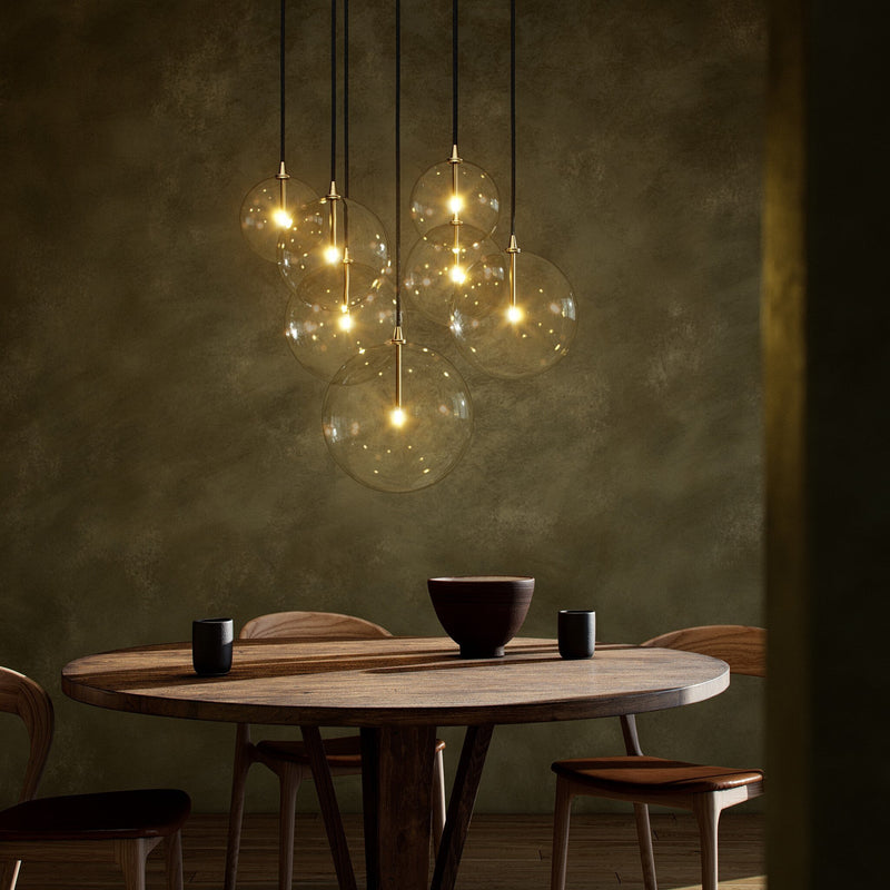 Cluster 7 Mix Chandelier