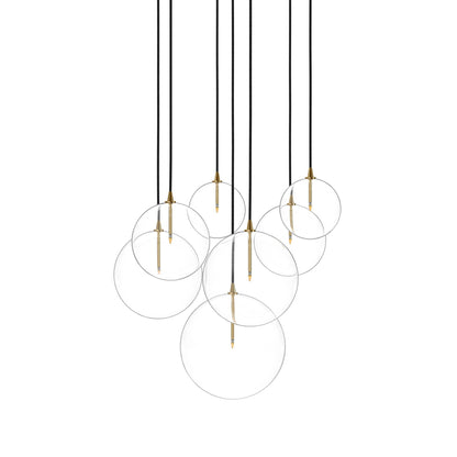 Cluster 7 Mix Chandelier