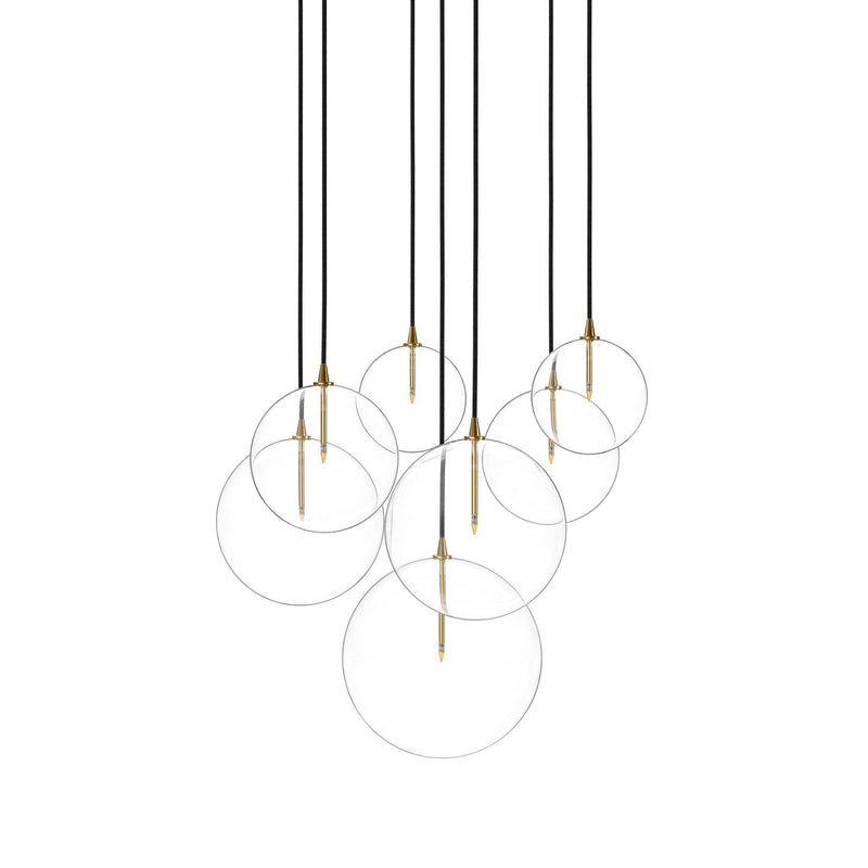 Cluster 7 Mix Chandelier