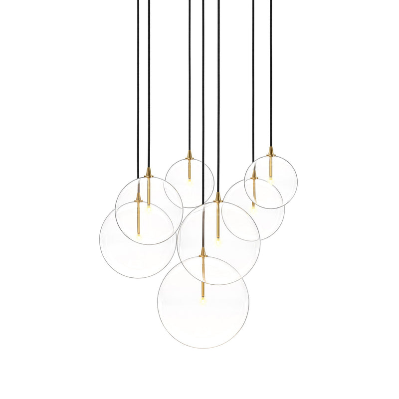 Cluster 7 Mix Chandelier