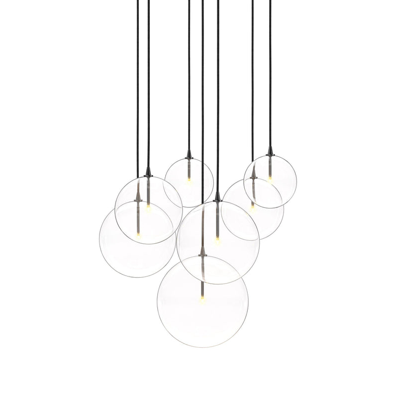 Cluster 7 Mix Chandelier