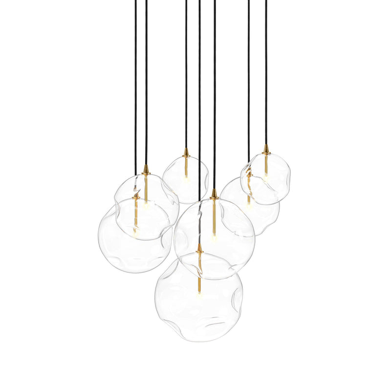 Cluster 7 Mix Chandelier