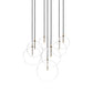 Cluster 7 Mix Chandelier