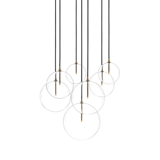 Cluster 7 Mix Chandelier