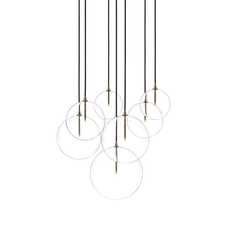 Cluster 7 Mix Chandelier