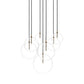 Cluster 7 Mix Chandelier