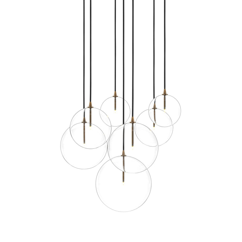 Cluster 7 Mix Chandelier