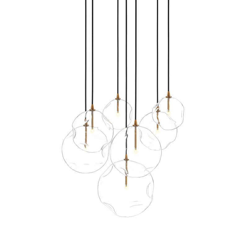 Cluster 7 Mix Chandelier
