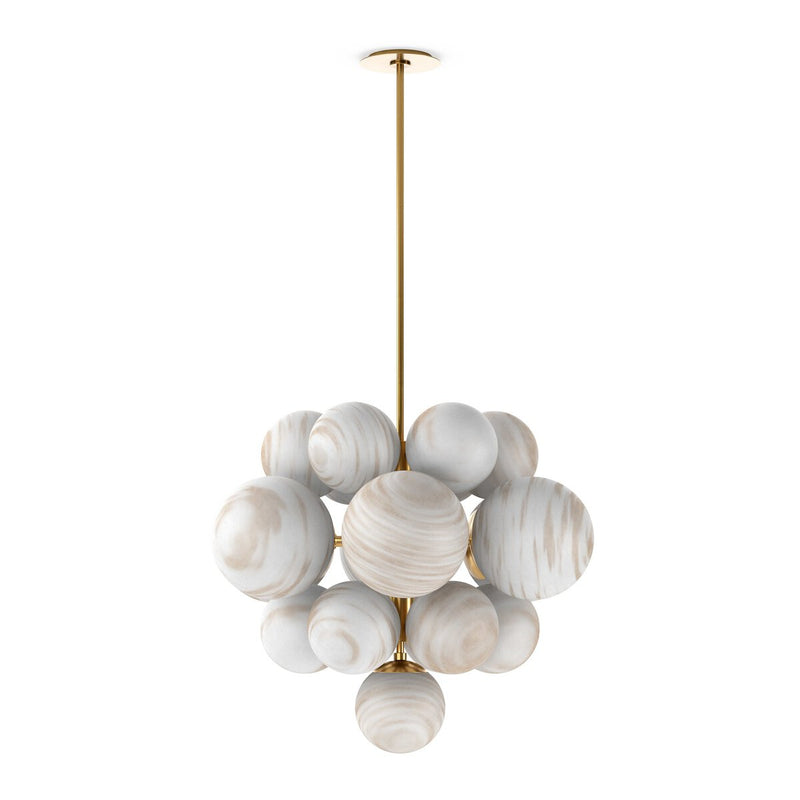 Nova Chandelier - Burnished Brass