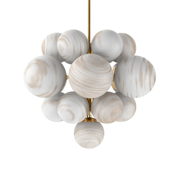 Nova Chandelier - Burnished Brass