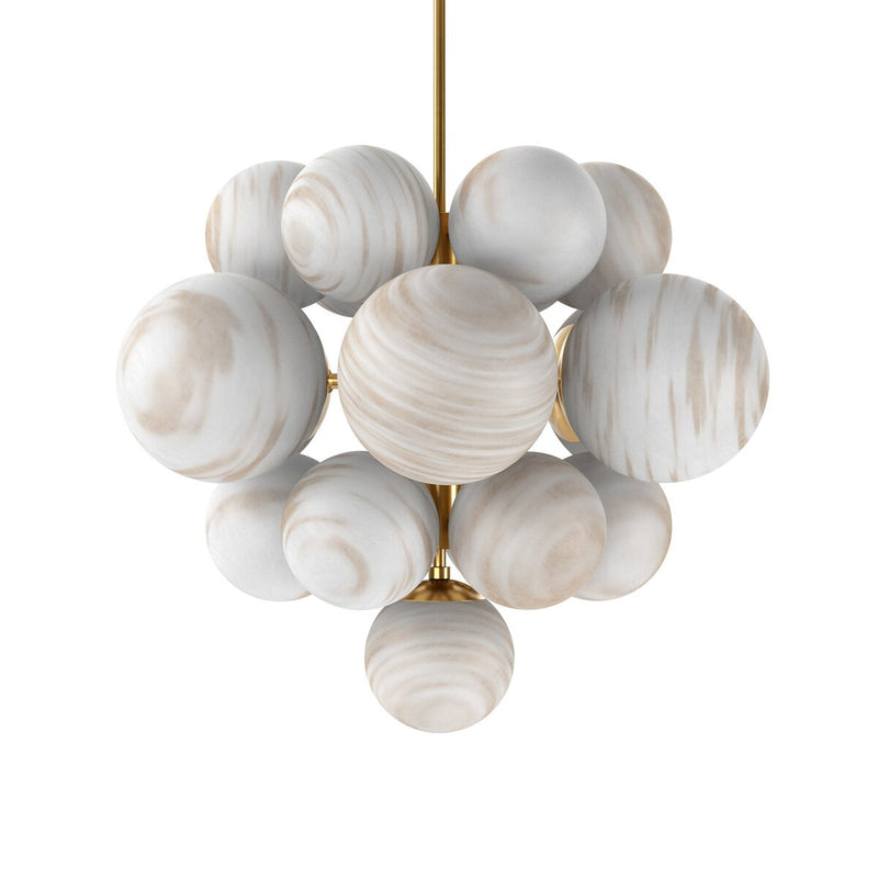 Nova Chandelier - Burnished Brass