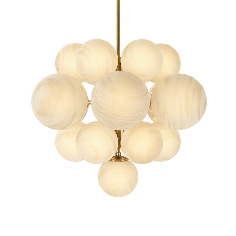 Nova Chandelier - Burnished Brass