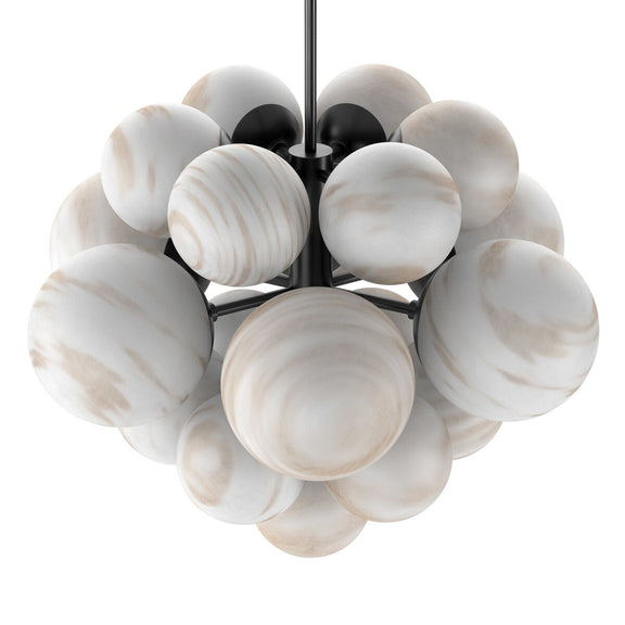 Nova Chandelier - Black Gunmetal
