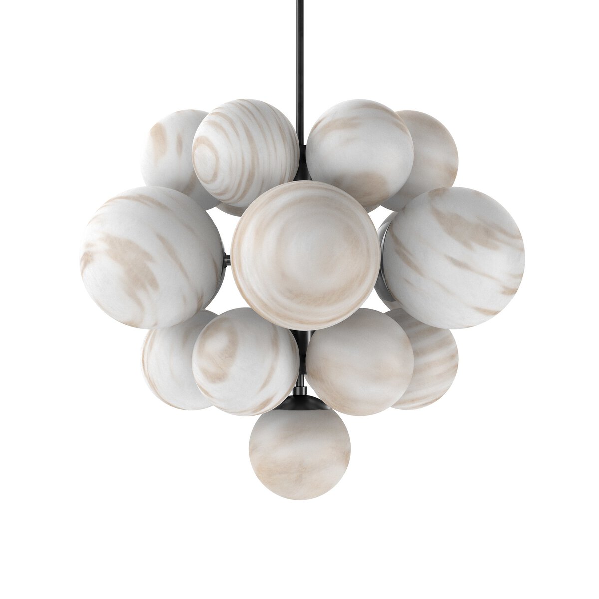 Nova Chandelier - Black Gunmetal