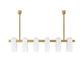 Odyssey Linear Md Chandelier - Burnished Brass