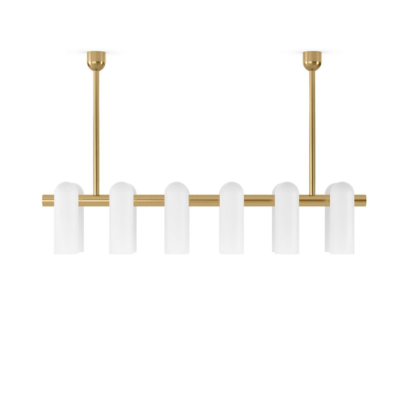 Odyssey Linear Md Chandelier - Burnished Brass