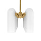 Odyssey Linear Md Chandelier - Burnished Brass