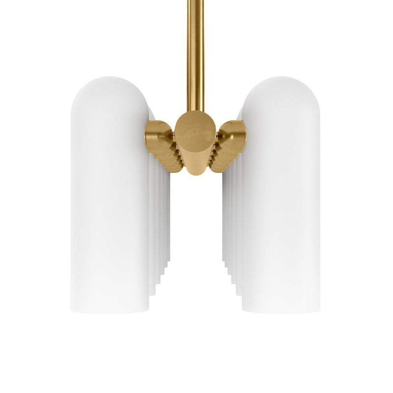 Odyssey Linear Md Chandelier - Burnished Brass
