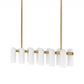 Odyssey Linear Md Chandelier - Burnished Brass
