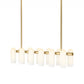 Odyssey Linear Md Chandelier - Burnished Brass