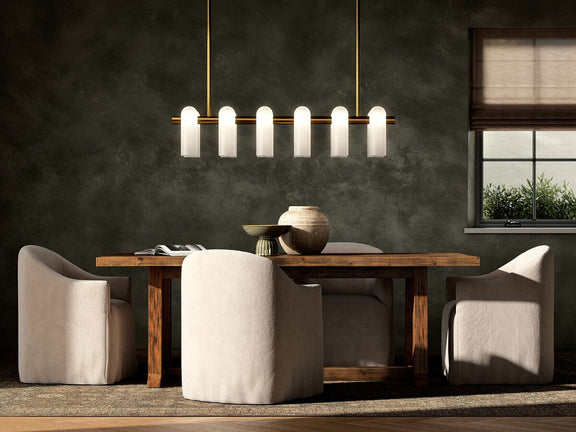 Odyssey Linear Md Chandelier - Burnished Brass