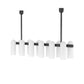 Odyssey Linear Md Chandelier - Black Gunmetal