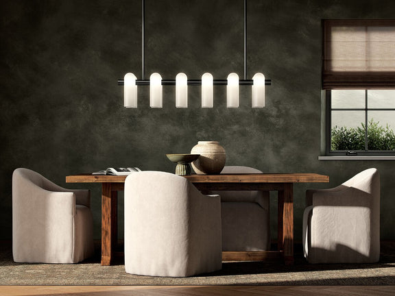 Odyssey Linear Md Chandelier - Black Gunmetal