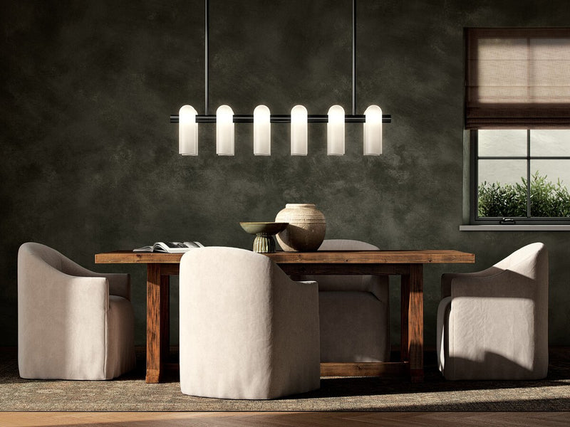 Odyssey Linear Md Chandelier - Black Gunmetal